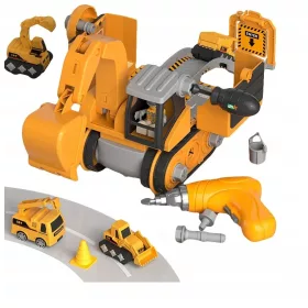  DIY Baubohrmaschine Bagger Bauset 35-teilig (W026)
