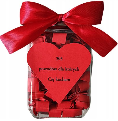 Coole, lustige Gadgets 365 GRÜNDE, WARUM ICH LIEBE DICH GLAS WEIHNACHTSGESCHENK SANTA