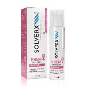   SOLVERX Sensitive Haut Augencreme für empfindliche und vaskuläre Haut - 15ML