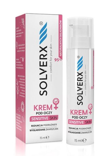 SOLVERX Sensitive Haut Augencreme für empfindliche und vaskuläre Haut - 15ML