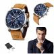  Herrenuhr, elegant, klassisch, Benyar-Armband, Chronograph, Datumsanzeige