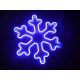  FENSTERDEKO SCHNEEFLOCKE NEON STERN LED STERN