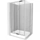 Omnires Chelsea Duschkabine mit Schiebetüren 100 x 90 cm
