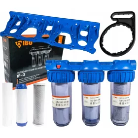    IBO Dambat Filter 1" FILTERSET MIT SCHLÜSSEL UND GRIFFKARTUSCHEN 3 l