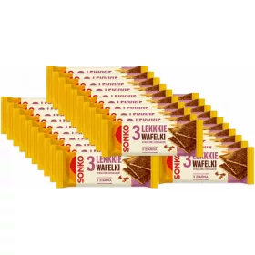   Leichte Waffeln mit drei Körnern in Milchschokolade von Sonko, 36g x 33 Stück