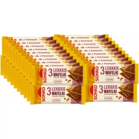   Leichte Waffeln mit drei Körnern in Milchschokolade Sonko 36g x 44 Stück