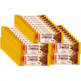   Knusprige Sonko Waffeln mit 3-Korn und Milchschokolade, 36g x 55 Stck