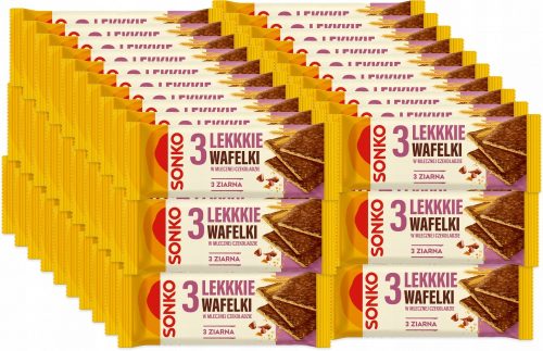 Sonko Waffeln mit 3 Getreidesorten in Milchschokolade 36g x 66 Stück