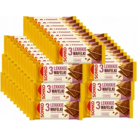   Sonko 3-Korn-Waffeln in Milchschokolade, knusprig & leicht, 36g x 77 Stk
