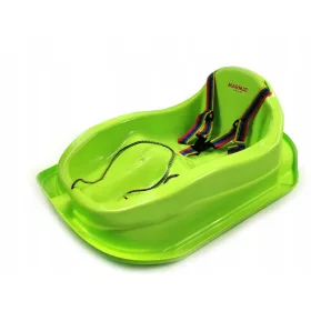    256746 VERSCHIEBBARER MINI-SCHLITTEN + GRÜNER SICHERHEITSGURT 12M+