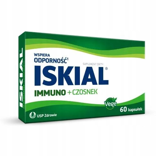  Iskial Immuno + Knoblauch Immunitätskapseln, 60 Stk.