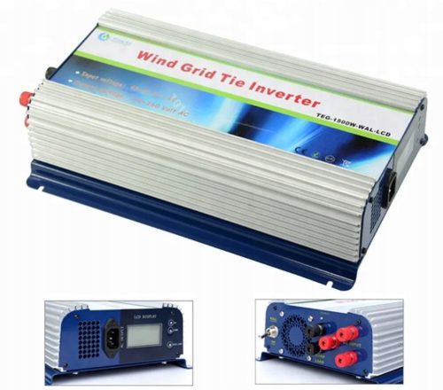 GRID WIND INVERTER 1500W On-Grid 230V Turbine Betriebsbereich 45V-90V