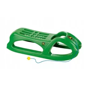  Grüner Kinderschlitten aus John Deere Kunststoff