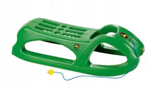  Grüner Kinderschlitten aus John Deere Kunststoff