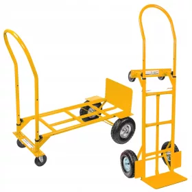   Transportwagen MŁYNARKA 2in1 ERWEITERBARE Lagerschubkarre 250KG Mega-M