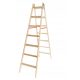 Ladderman Leiter 3,73 m Holz 7
