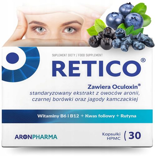 Retico® - Intensive Augenschutz mit B-Vitaminen und Antioxidantien, 30 Kapseln