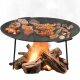 Grillplatten Gusseisenplatte für einen Kamin Emalia Rybnik 45 cm