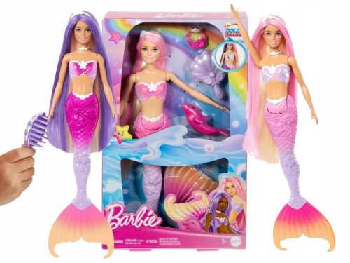  BARBIE MEERJUNGFRAU MALIBU PUPPE MIT LANGEN HAAR, die ihre Farbe wechselt