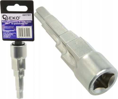 Geko 3/8-1"-Verbindungsschlüssel für 1/2"-Ratsche G01781