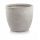 Töpfe und Pflanzgefäße für den Außenbereich und den Garten Polnix Blumentopf 44 cm x 45 x 44 cm Durchmesser 45 cm Keramik in den Farbtönen Grau und Silber