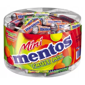  Mentos Mini Mix im Glas 735g - Entdecke 70 Mini Rollen mit verschieden Aromen