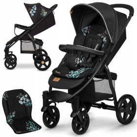    KINDERWAGEN BIS ZU 22 KG, GROSSE RÄDER, LIONELO ANNET-ZUBEHÖR-SET + doppelseitiger, hydrophober, weicher Lionelo Seatliner-Kinderwageneinsatz