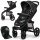  KINDERWAGEN BIS ZU 22 KG, GROSSE RÄDER, LIONELO ANNET-ZUBEHÖR-SET + doppelseitiger, hydrophober, weicher Lionelo Seatliner-Kinderwageneinsatz