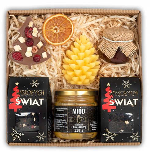  Nikolaustagsgeschenk Teekerze Honig