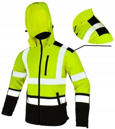 ART.MAS SOFTREF Gelbe Jacke Softshelljacke Größe S