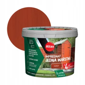 Altax Holzimprägnierung Eine Schicht Mahagoni 9l