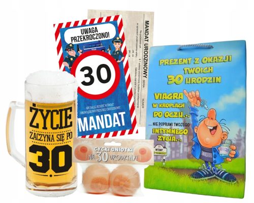 Coole, lustige Gadgets Geschenkset zum 30. Geburtstag für einen Mann