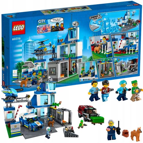  LEGO City 60316 Polizeistation + Anleitung LEGO City 60316 Anleitung