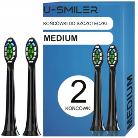  2 KÖPFE FÜR SONIC BRUSHE U-SMILER 2x MEDIUM