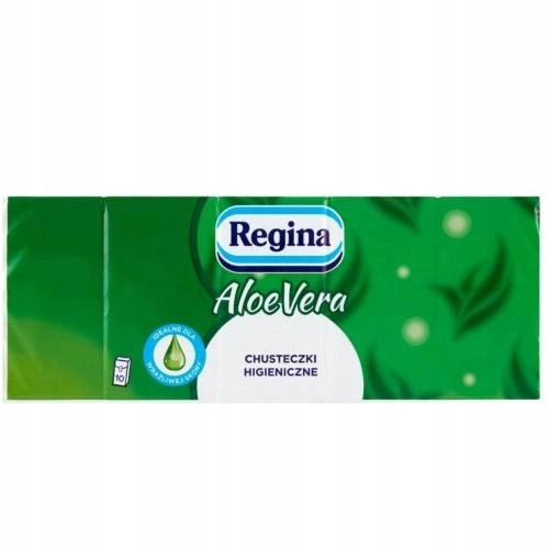  Regina Aloe Vera duftende Hygienetücher, 4 Schichten. 10 Stk.