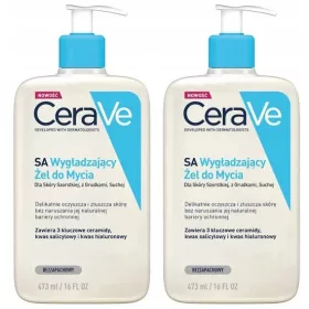   CeraVe SA Reinigender Glättungsgel für Trockene Haut 473 ml