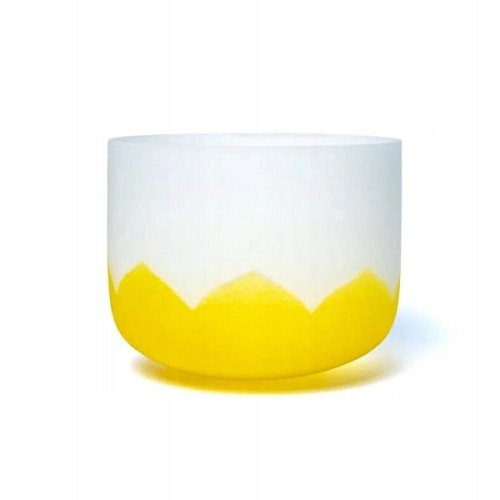 Tibetische Kristall-Lotus-Spielschale, 25 cm. (C