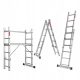 Baulich Leiter 2,98 m Aluminium 2 x 6 bis 150 kg