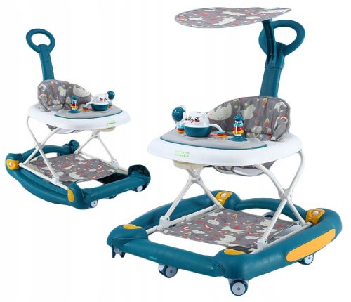  KINDERLAUFWANDERER 2in1 SCHIEBENDE BABYFÜSSE MATTE SCHAUKELFUNKTION QUALITÄT