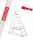 Baulich Leiter 3,62 m Aluminium bis 125 kg
