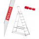 Baulich Leiter 3,62 m Aluminium bis 125 kg