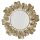  MARIGOLD Runder Spiegel, dekorativ, Glamour, Metallarbeiten, Gold, 89,5 cm