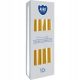 Kerzen Traditionelle Paraffinkerze ohne Duft Aura 10 Stk.