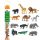  Safari Ltd 695004 Wildtiere 12 Stück in einer Tube