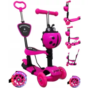  R-Sport H3 Dreiradroller, rosa