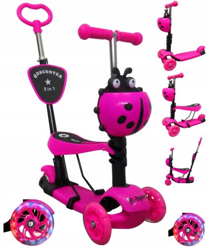  R-Sport H3 Dreiradroller, rosa