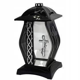  Schwarz-silberne Dornenlaterne LL23