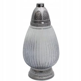  Frozen Tulip Kerze, LB13 Silber