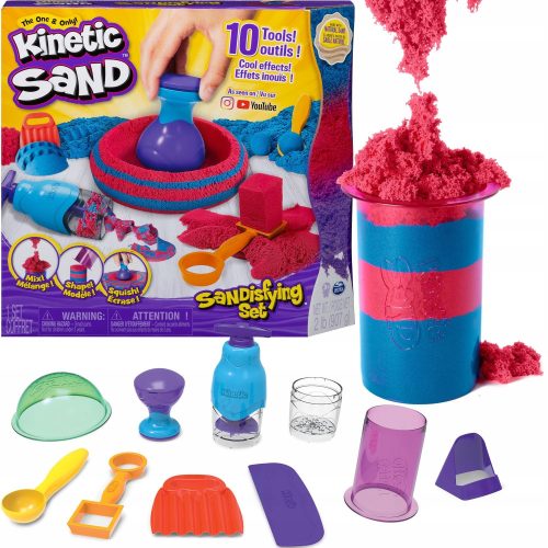  Set mit Zubehör und Spin Master Kinetiksand 907 g