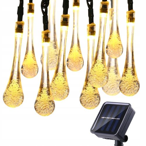  Girlande SOLAR GARTENBELEUCHTUNG LED-Pavillons 600 cm Solar